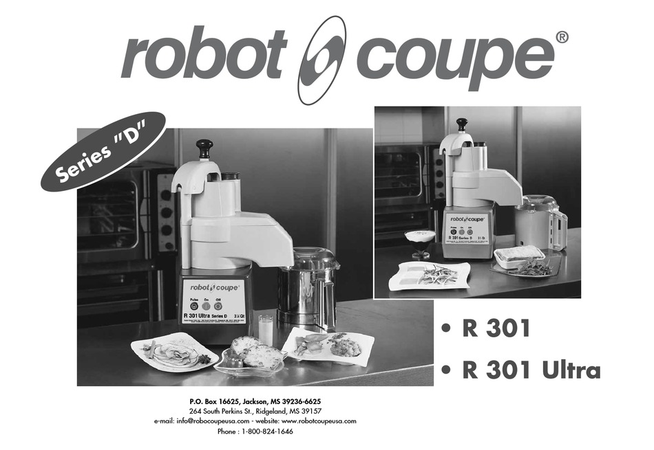 Robot Coupe R 301 Operating Instructions Manual Pdf Download Manualslib