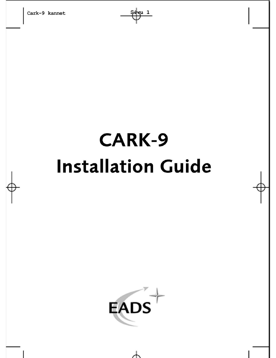 EADS CARK9 INSTALLATION MANUAL Pdf Download ManualsLib
