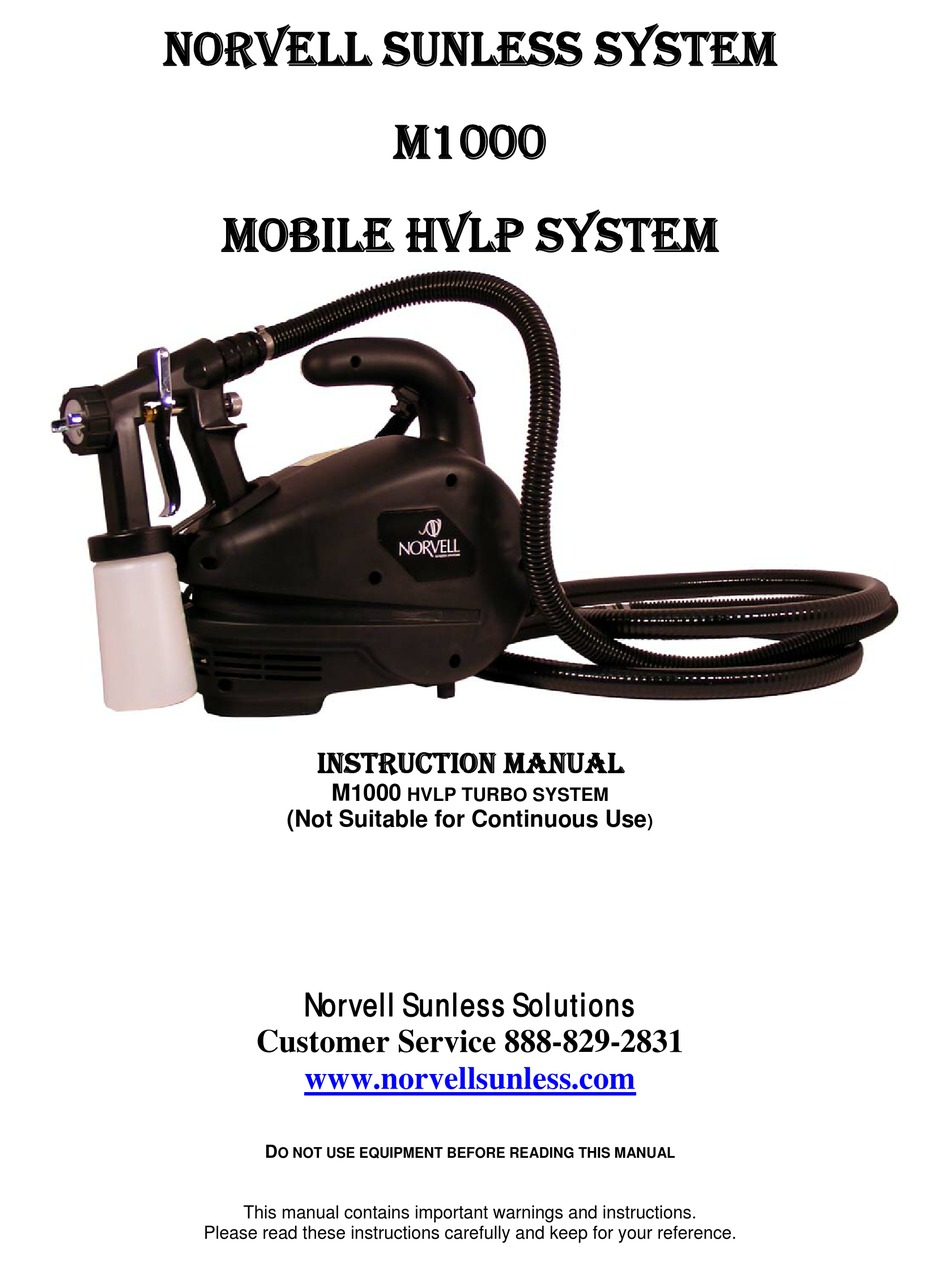 NORVELL M1000 INSTRUCTION MANUAL Pdf Download ManualsLib