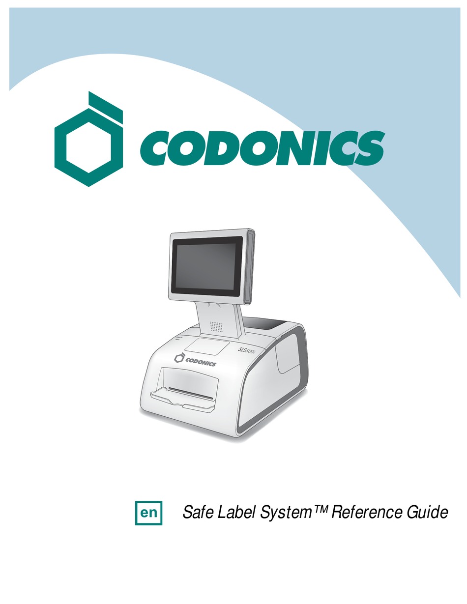 CODONICS SAFE LABEL SYSTEM REFERENCE MANUAL Pdf Download ManualsLib