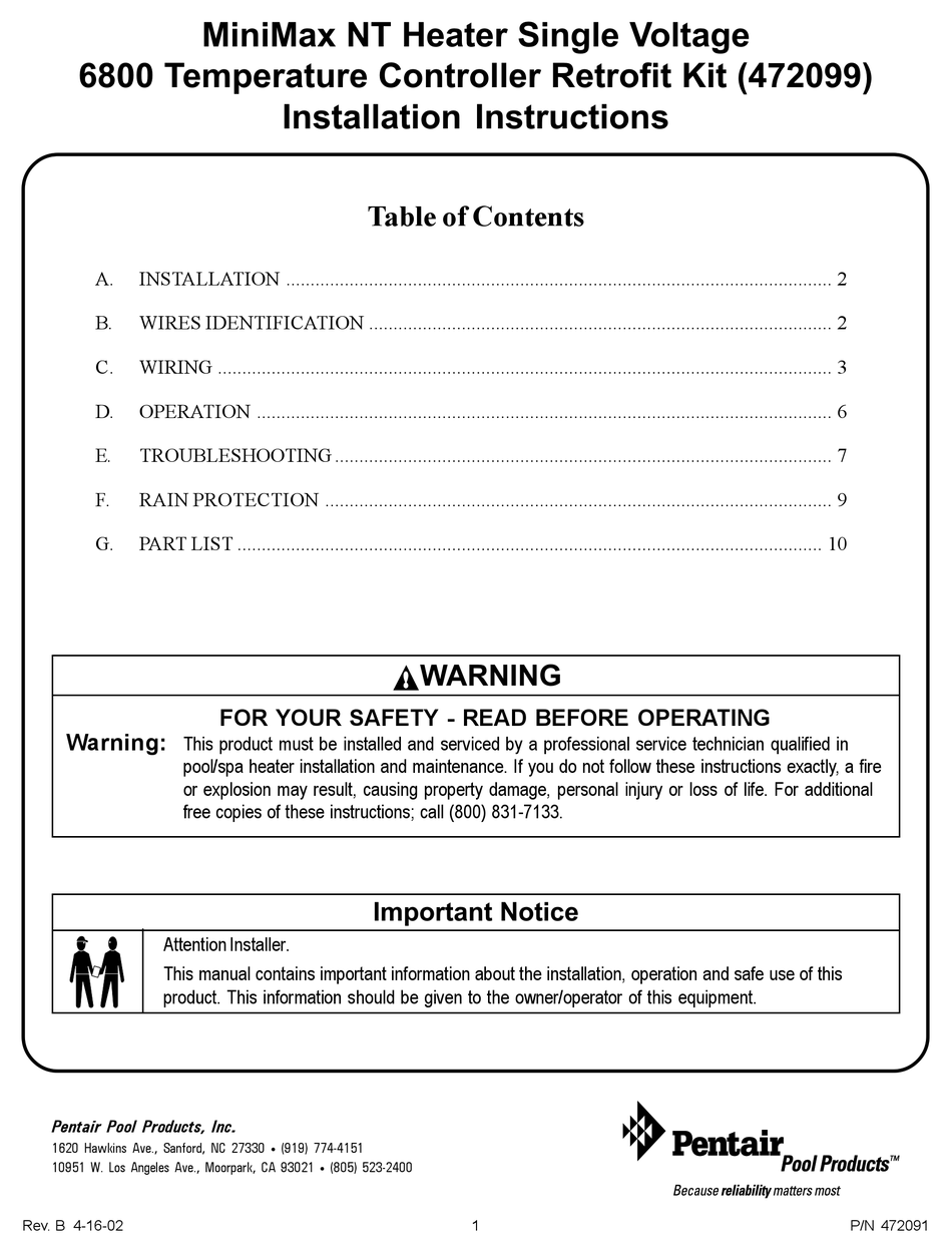 pentair-pool-products-6800-installation-instructions-manual-pdf