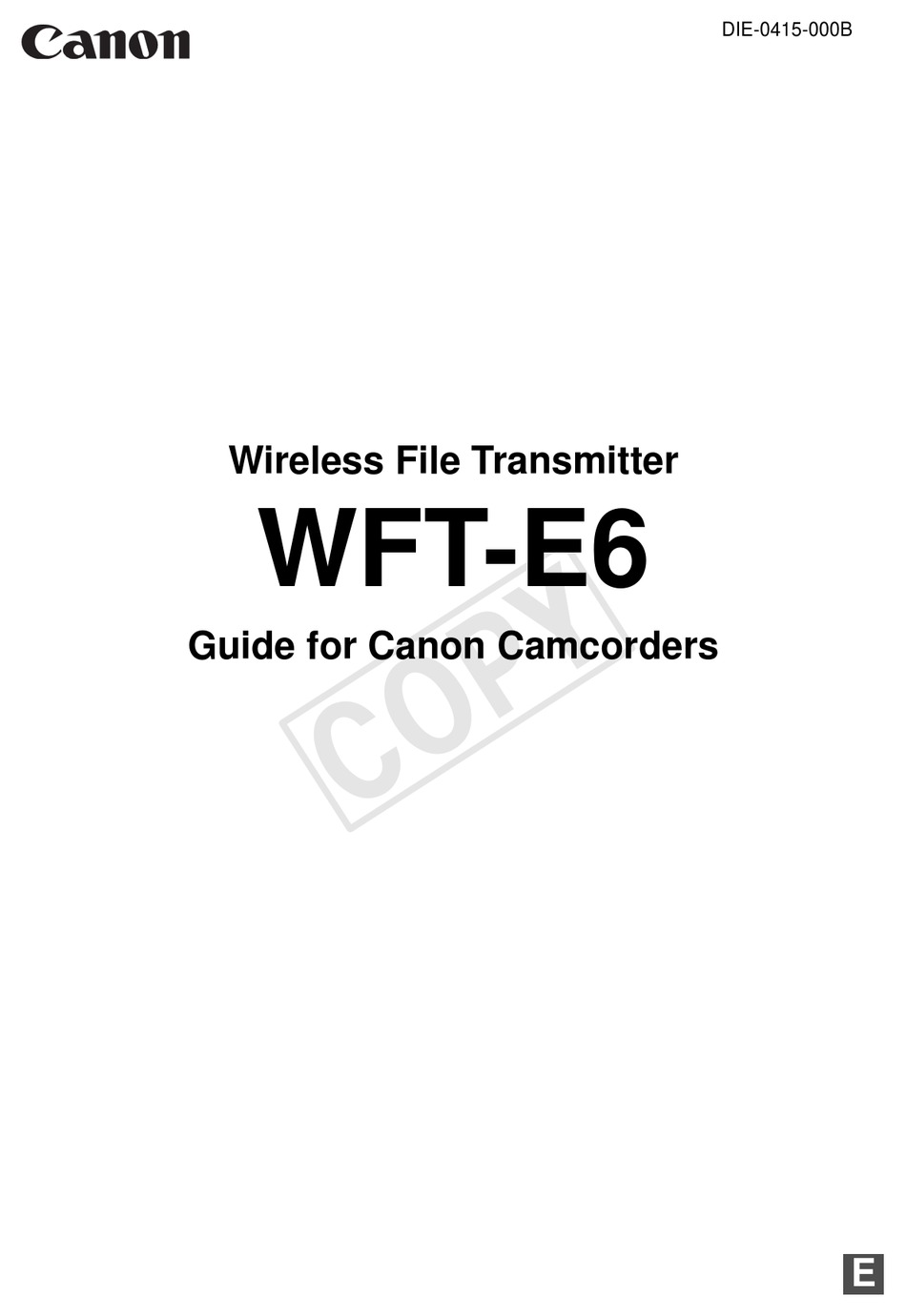 download wft pairing software canon