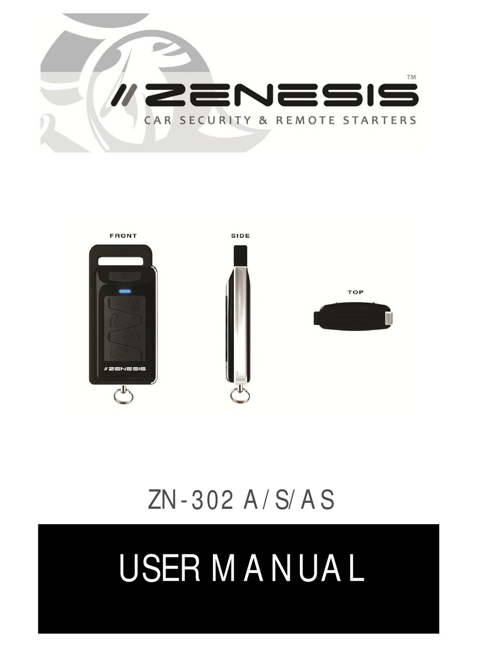 ZENESIS ZN302 A USER MANUAL Pdf Download ManualsLib