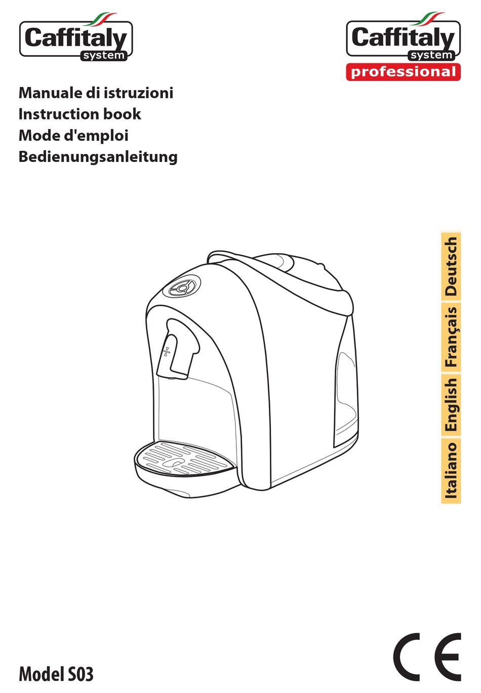CAFFITALY SYSTEM S03 INSTRUCTION BOOK Pdf Download ManualsLib