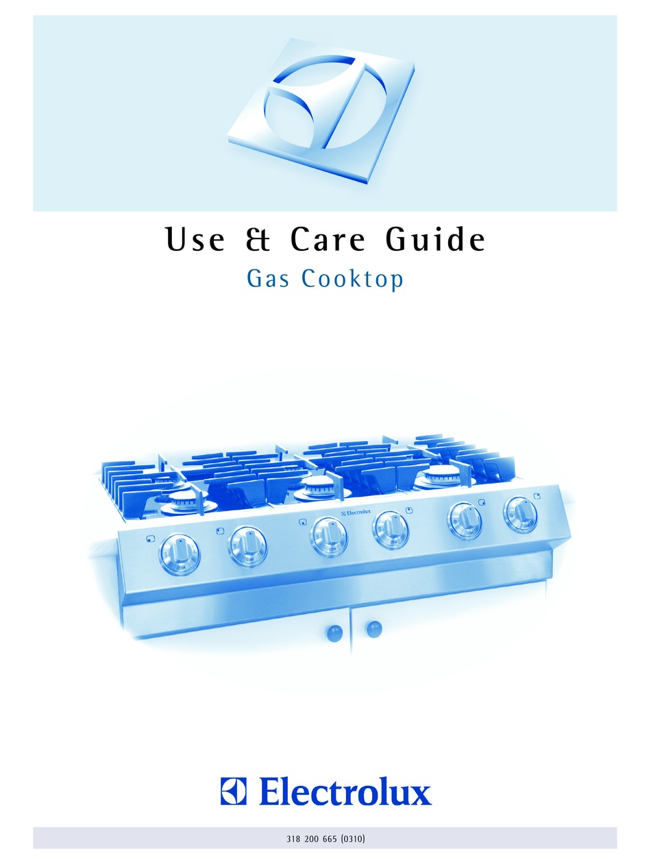 ELECTROLUX GAS COOKTOP USE & CARE MANUAL Pdf Download ManualsLib