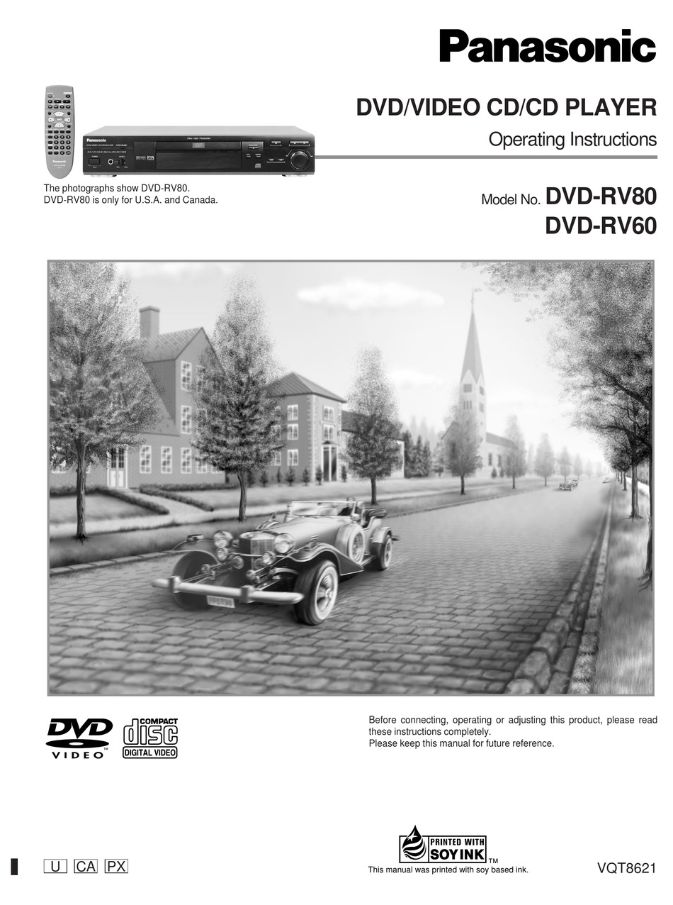Panasonic Dvd Rv80 Operating Instructions Manual Pdf Download Manualslib