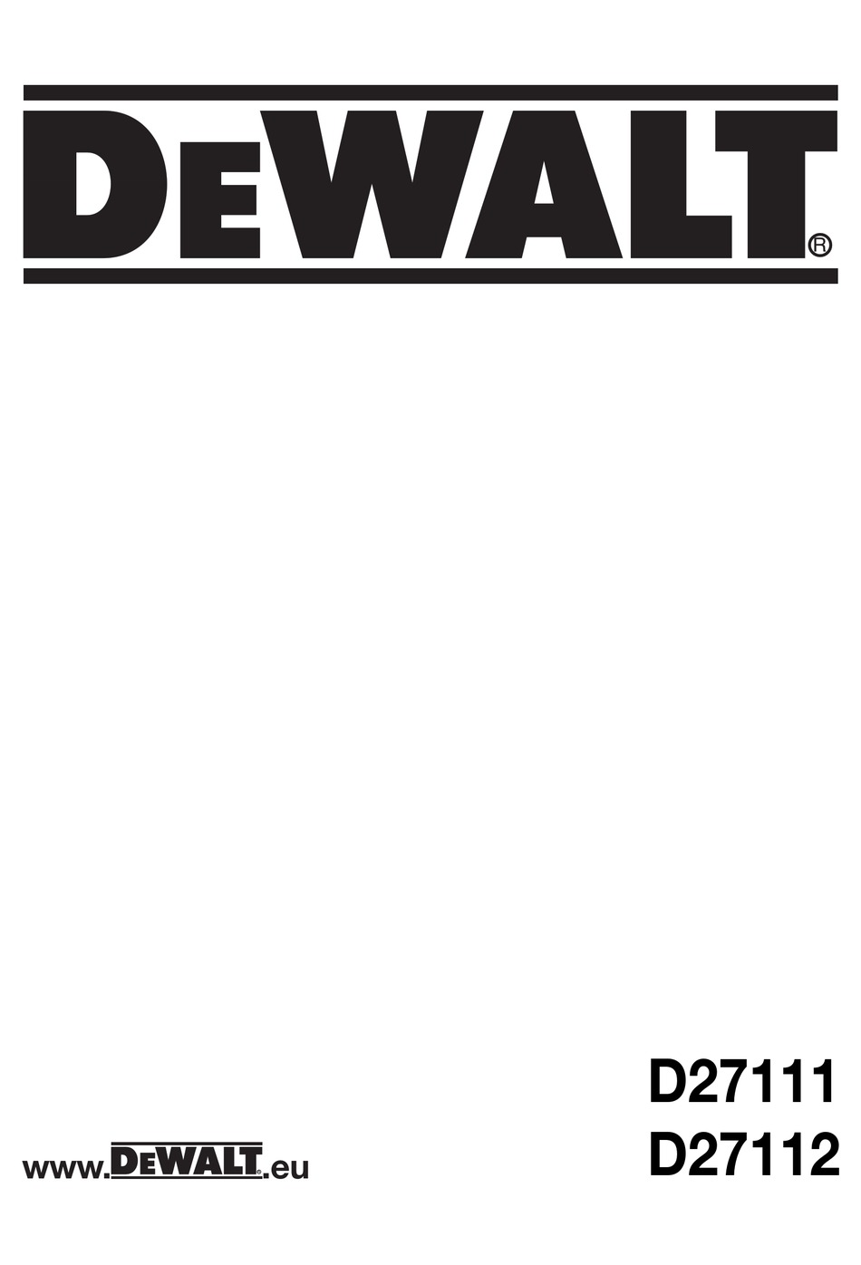 Maintenance - DeWalt User Manual [Page 17]
