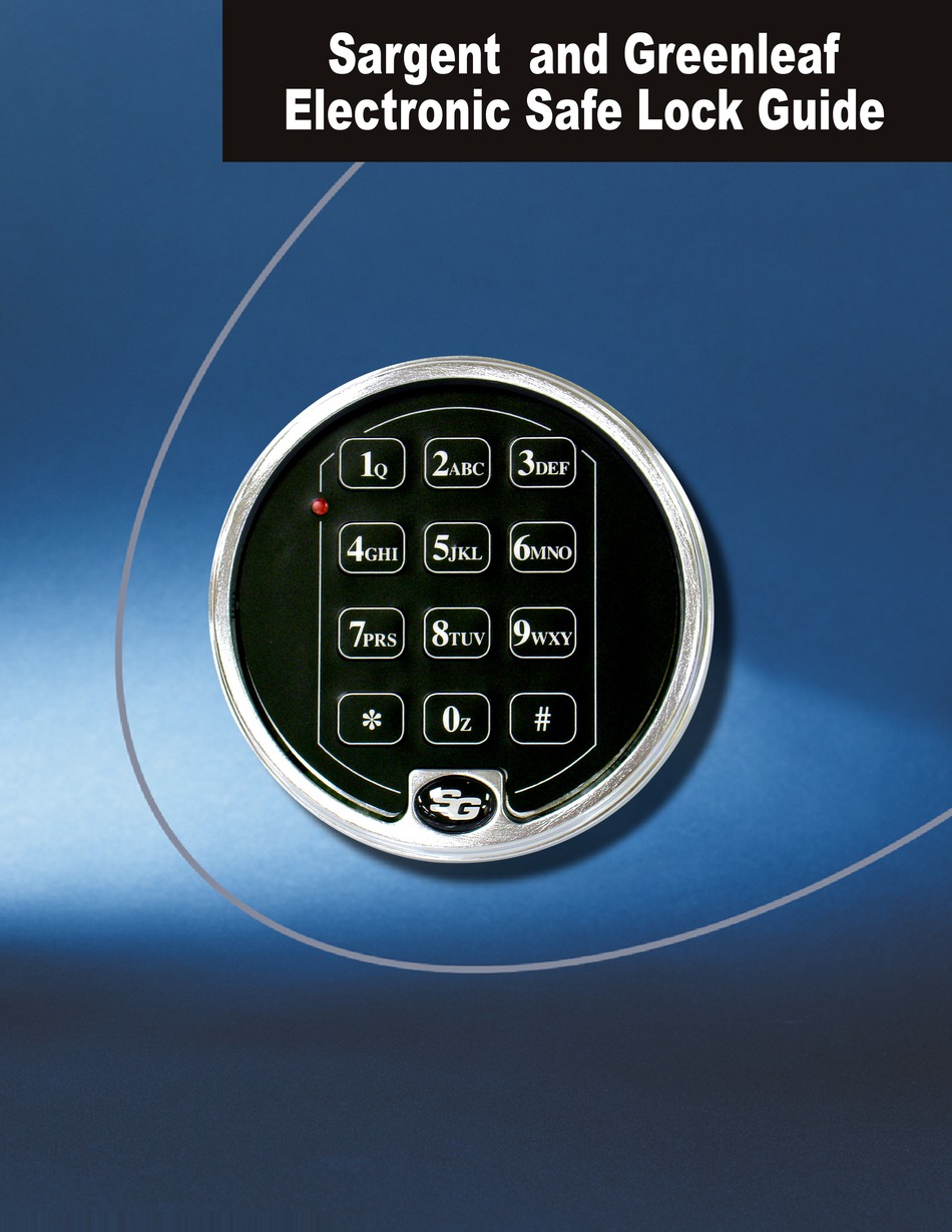 Sg Safe Lock Manual 20+ Pages - Latest Edition 