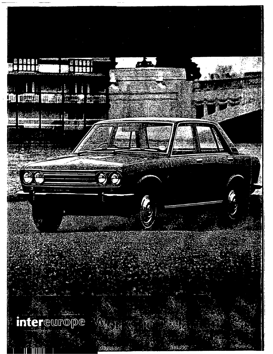 DATSUN 510 SERIES WORKSHOP MANUAL Pdf Download | ManualsLib