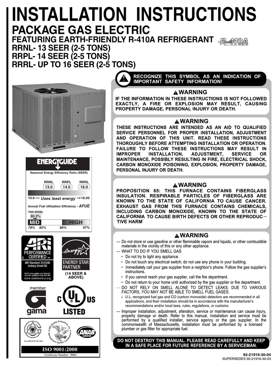 Rheem Manuals Pdf