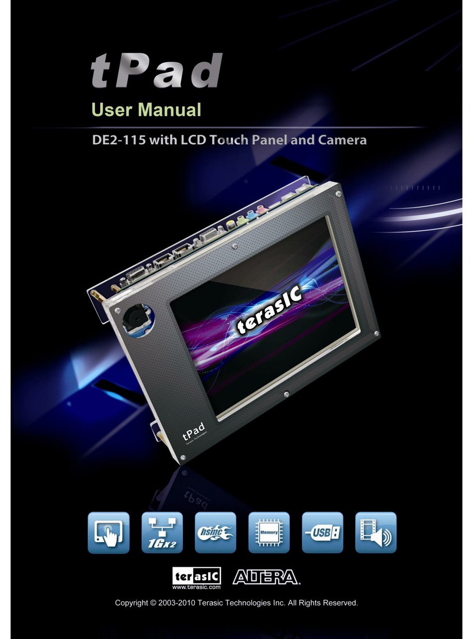 ALTERA TPAD DE2-115 USER MANUAL Pdf Download | ManualsLib