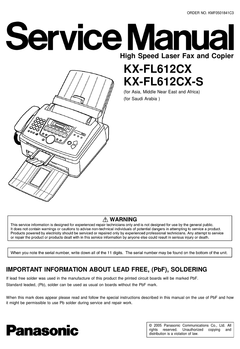 Special instructions. Fax Panasonic KX-fl612cx. Факс Panasonic KX-ft76ru. Panasonic KX-fl513ru. Panasonic KX-ft72.