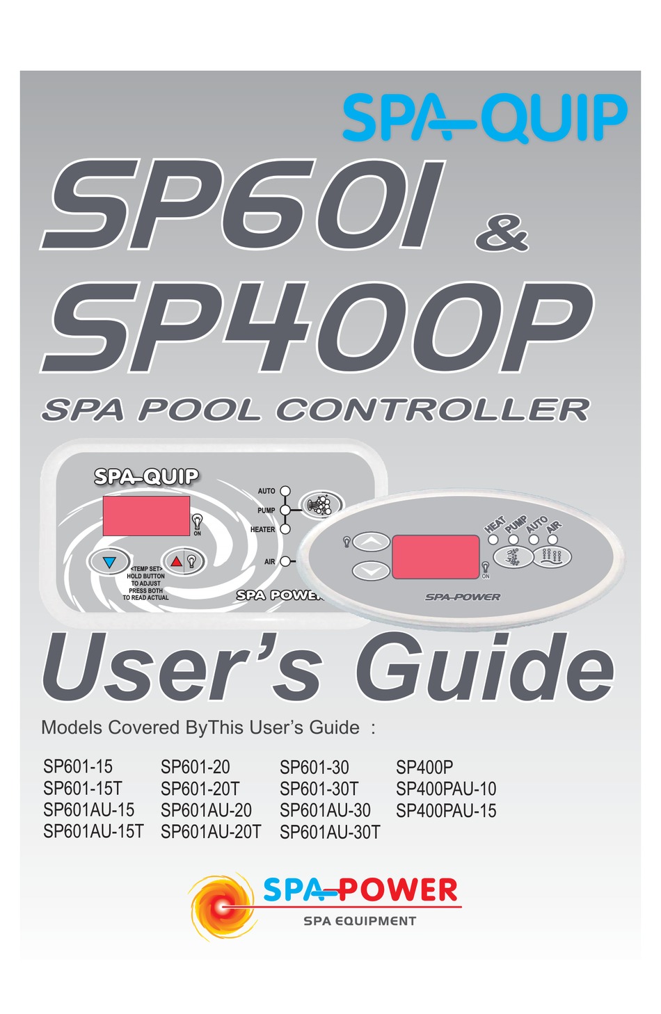 SPA QUIP SP601 15 USER MANUAL Pdf Download ManualsLib