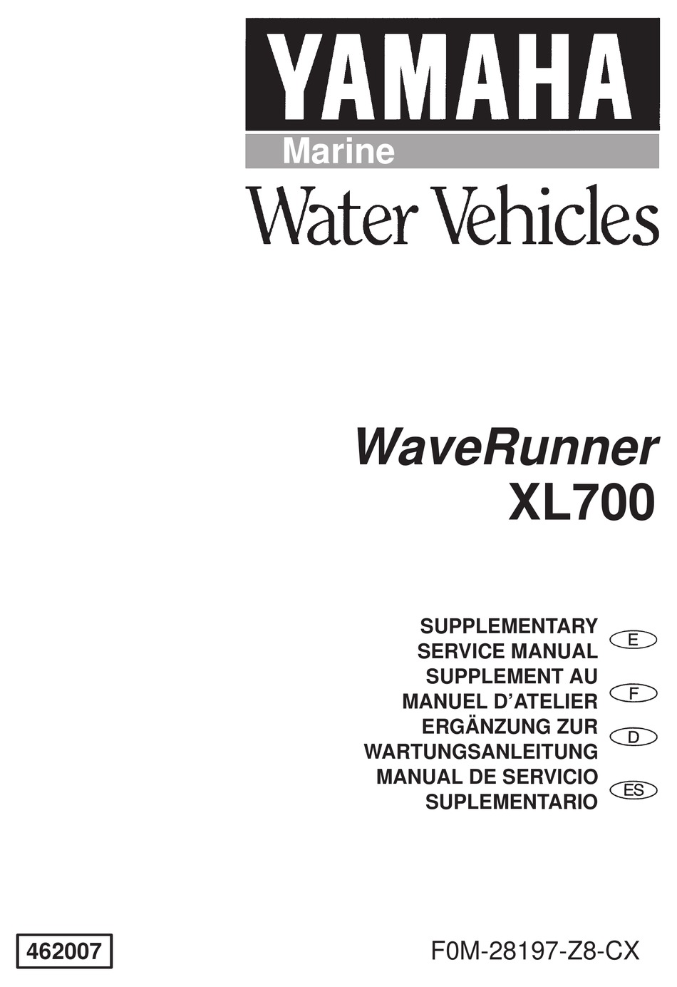1999 yamaha waverunner xl 700 specs