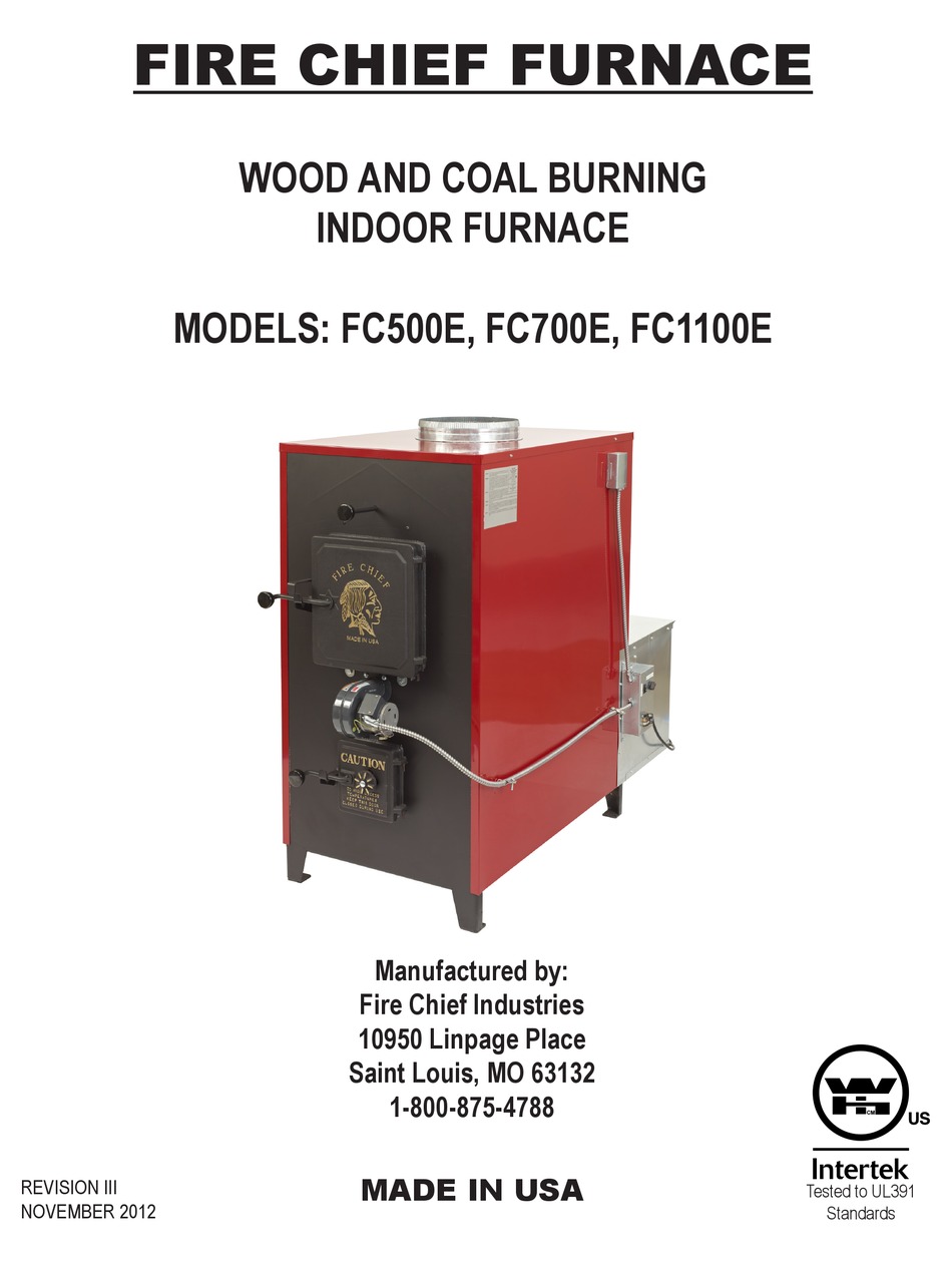 Fire Chief Wood Furnace Wiring Diagram Wiring Diagram