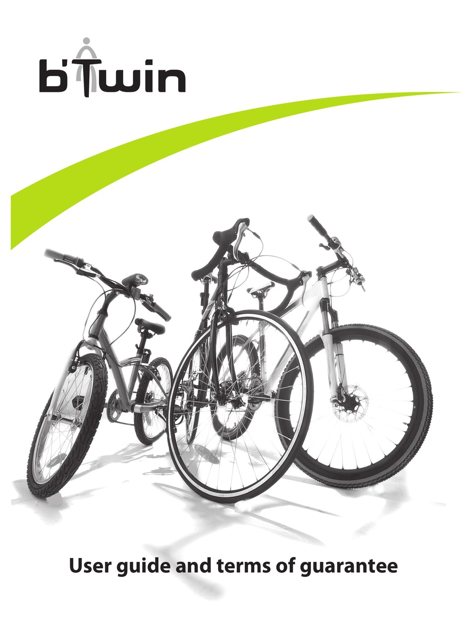 B'TWIN BICYCLE USER MANUAL Pdf Download 
