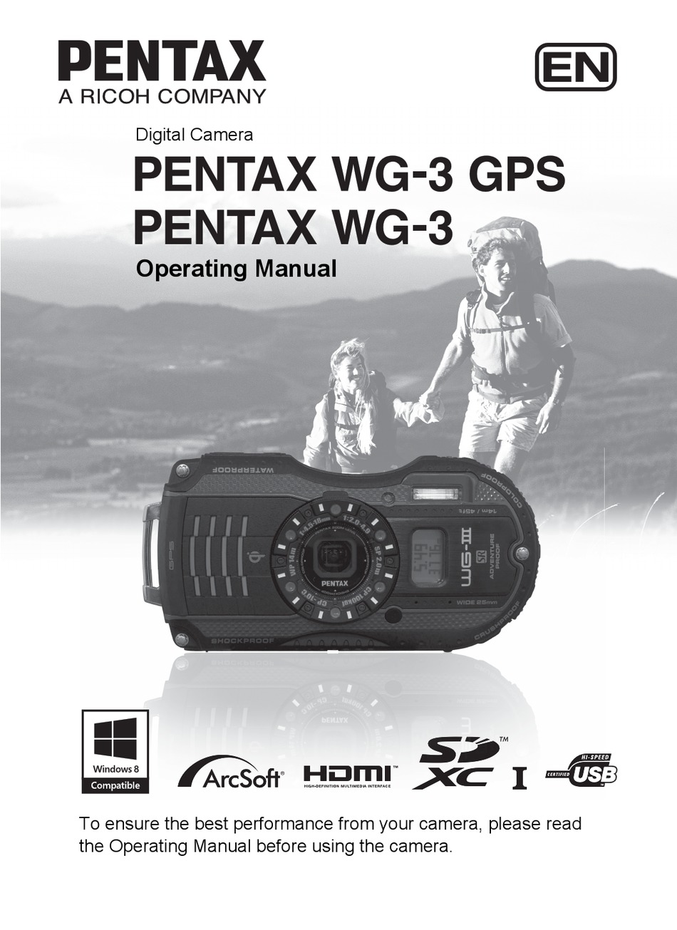 PENTAX WG-3 GPS OPERATING MANUAL Pdf Download | ManualsLib