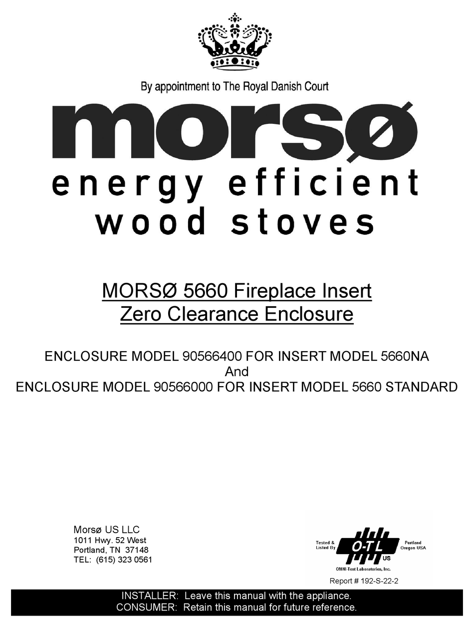 MORSO 5660 INSTALATION MANUAL Pdf Download ManualsLib