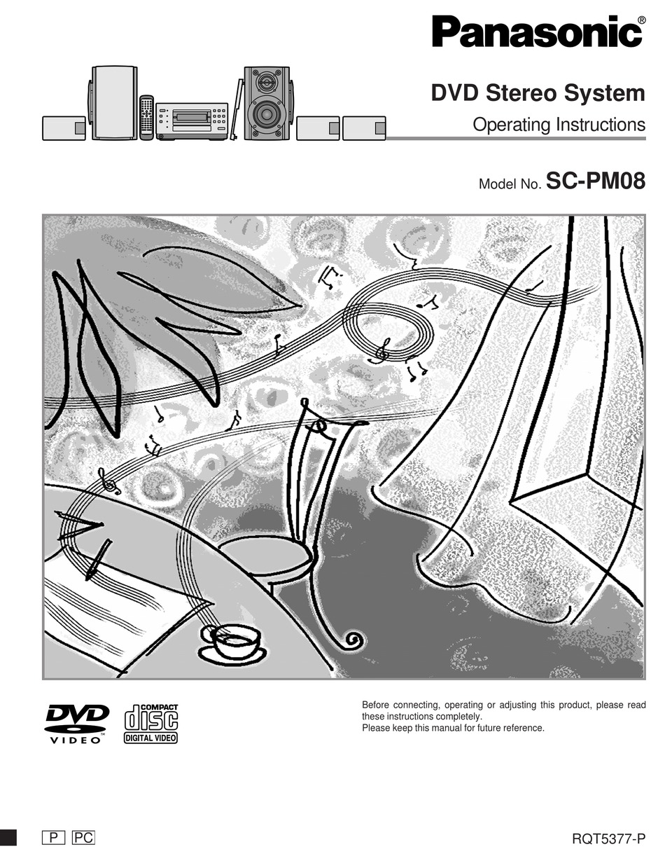 Panasonic Sc Pm08 Operating Instructions Manual Pdf Download Manualslib