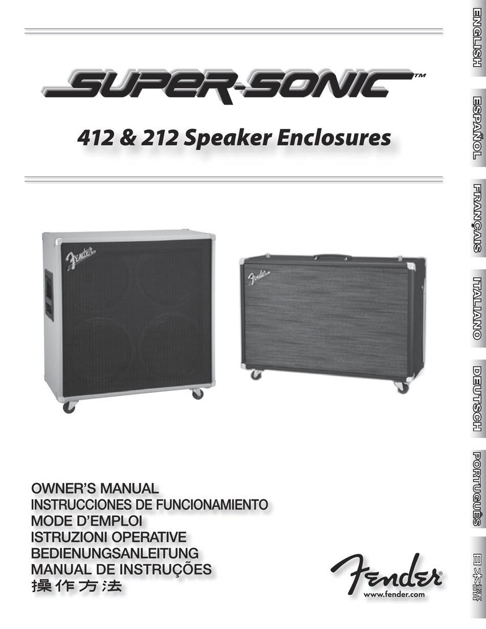 fender SUPER SONIC 4-12 キャビネット 4×12 412 | signalstationpizza.com