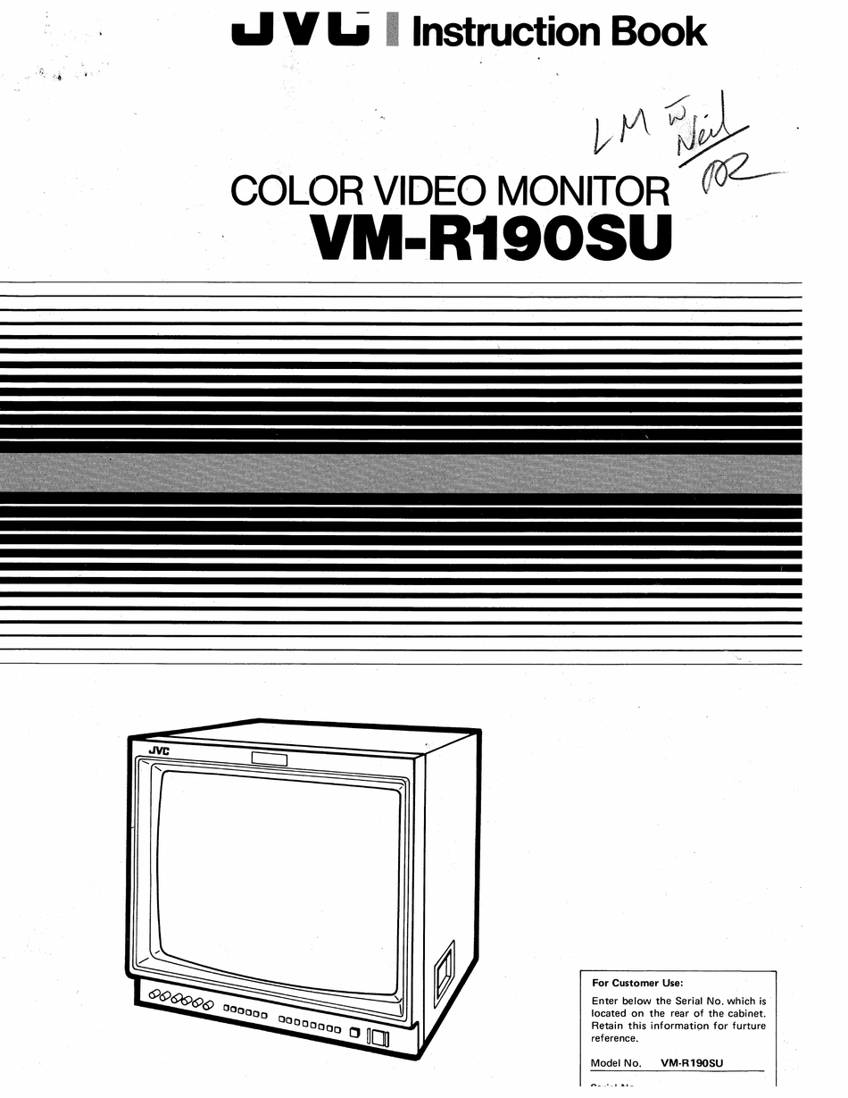 JVC VM-R190SU INSTRUCTION BOOK Pdf Download | ManualsLib