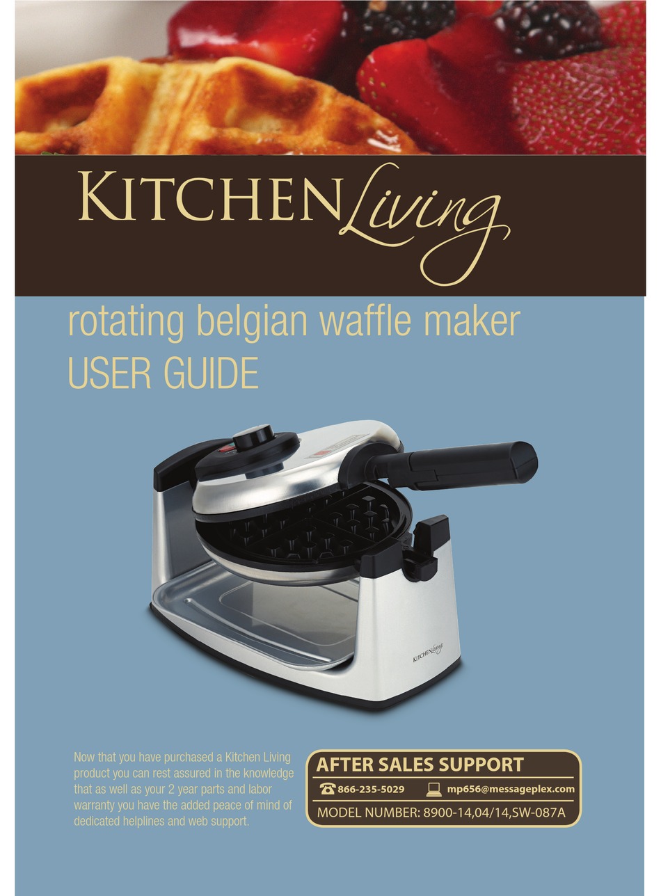 kitchen living rotating belgian waffle maker