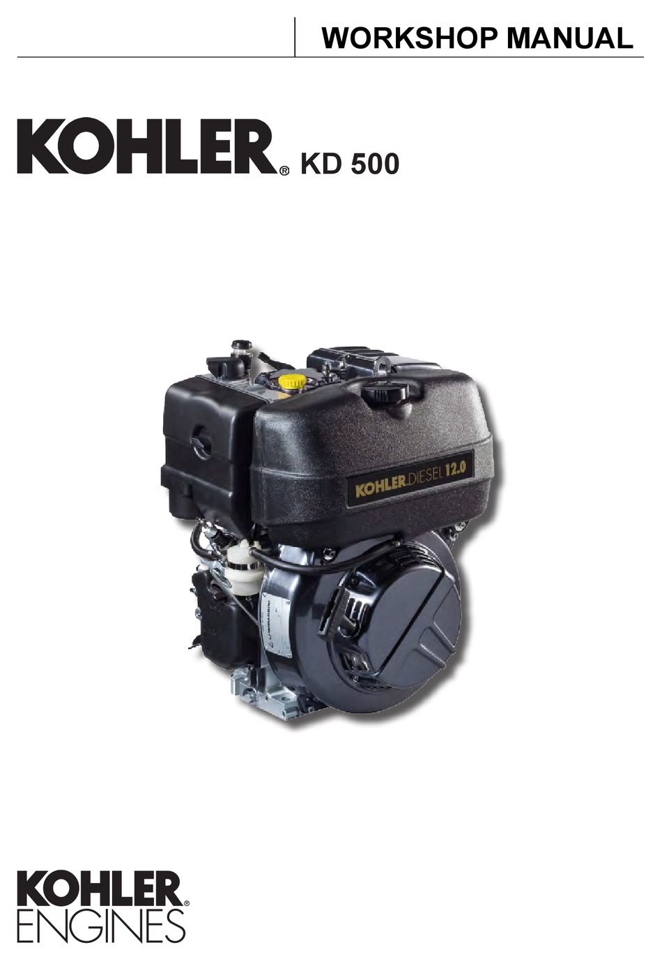 KOHLER KD 500 WORKSHOP MANUAL Pdf Download | ManualsLib