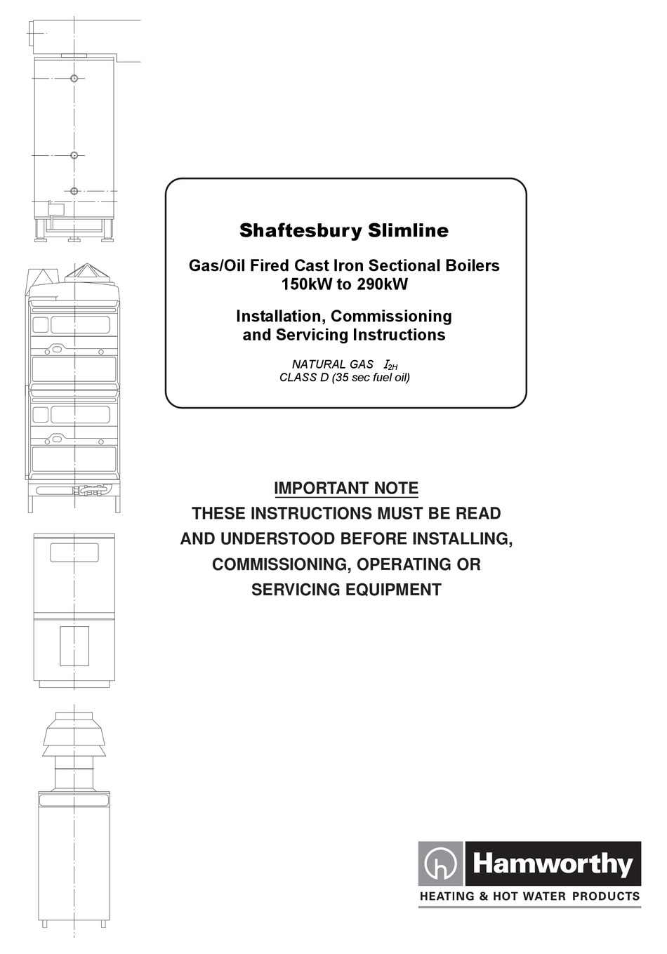 HAMWORTHY S150 INSTALLATION MANUAL Pdf Download ManualsLib