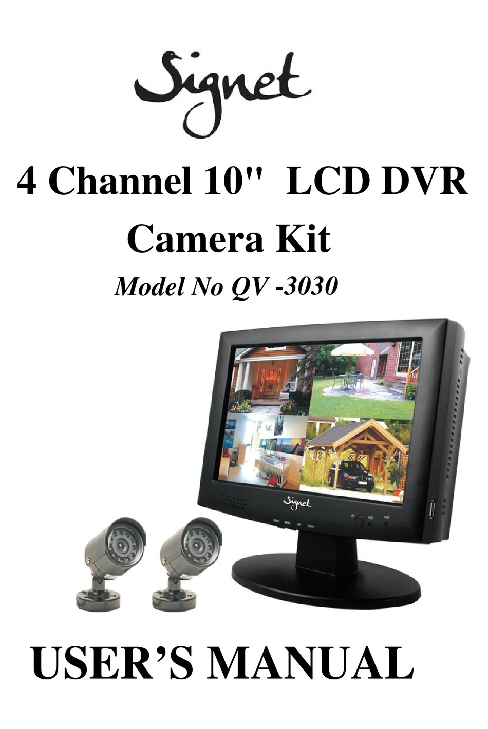 Signet 4 channel clearance digital video recorder