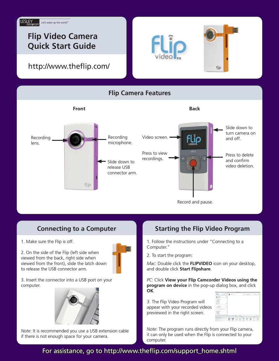 flip video camera owners manual