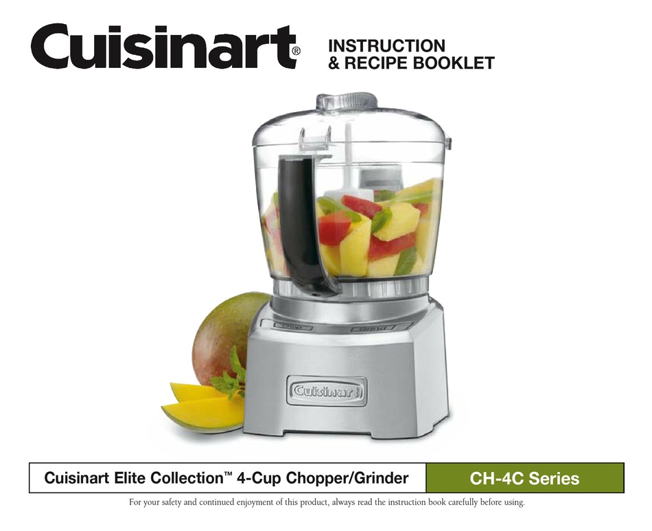 Cuisinart Elite 4-Cup Chopper And Grinder - CH-4DC - Abt