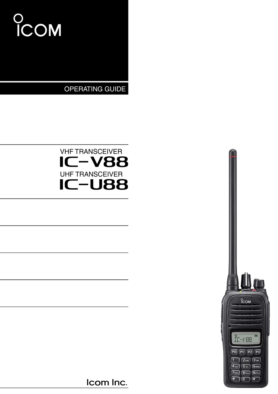 icom ic v85 programming