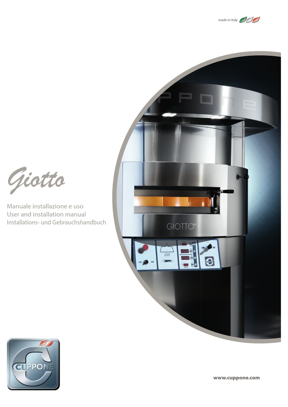 CUPPONE GIOTTO GT110 USER MANUAL Pdf Download | ManualsLib