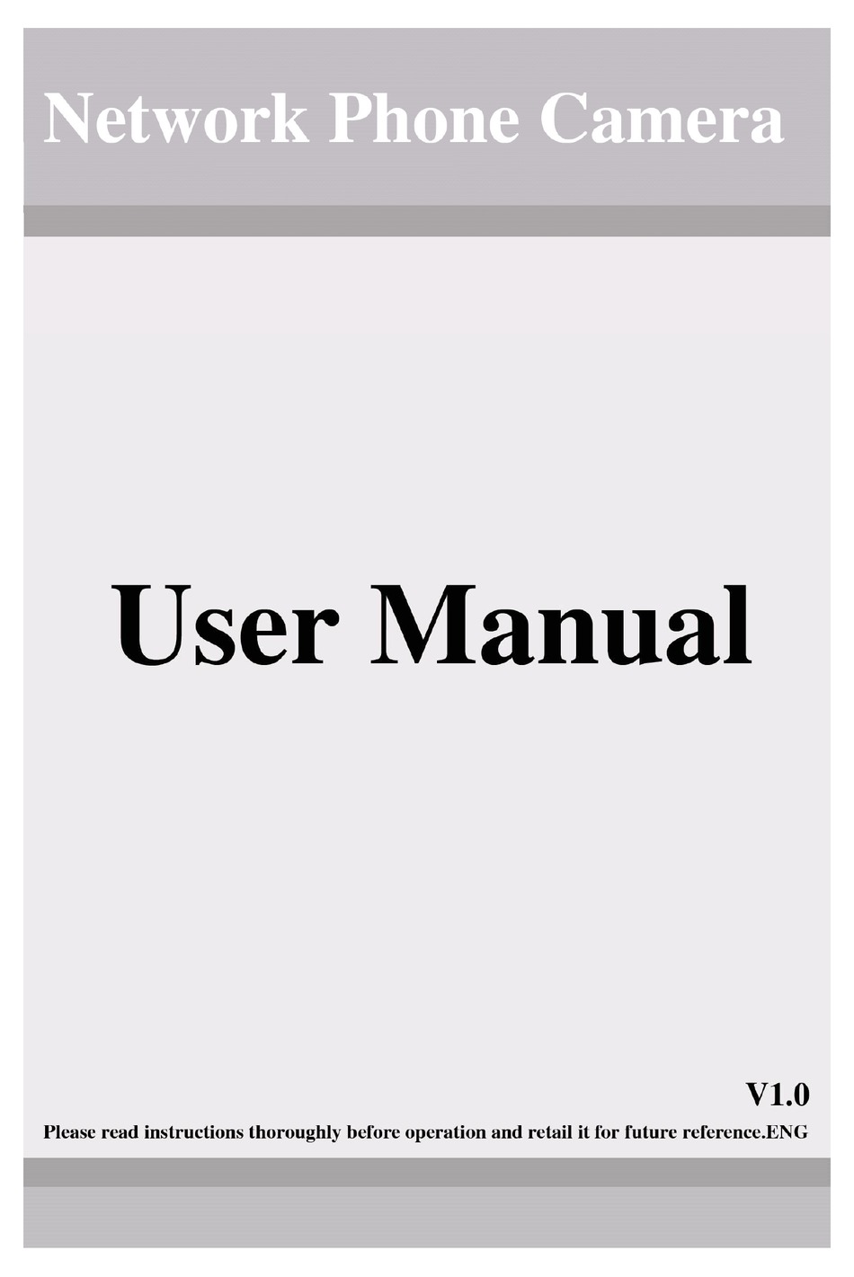 NPC NETWORK PHONE CAMERA USER MANUAL Pdf Download ManualsLib