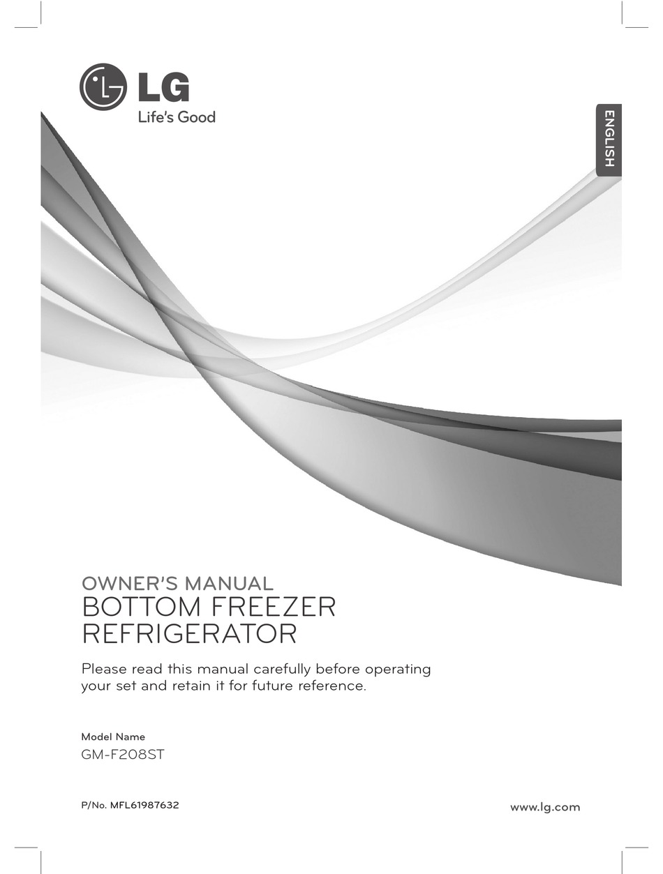Automatic Icemaker - LG GM-F208ST Owner's Manual [Page 21] | ManualsLib