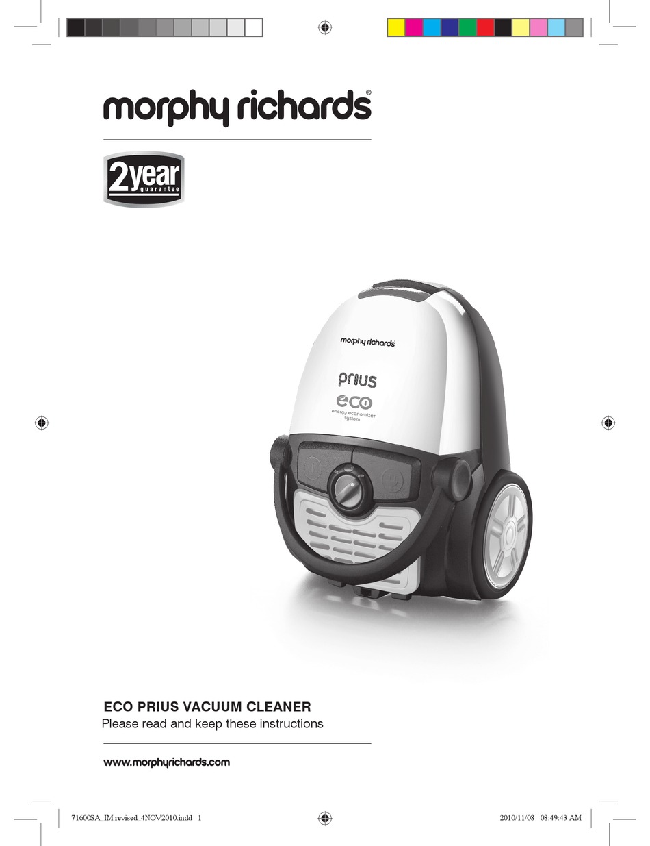 MORPHY RICHARDS ECO PRIUS INSTRUCTION MANUAL Pdf Download ManualsLib
