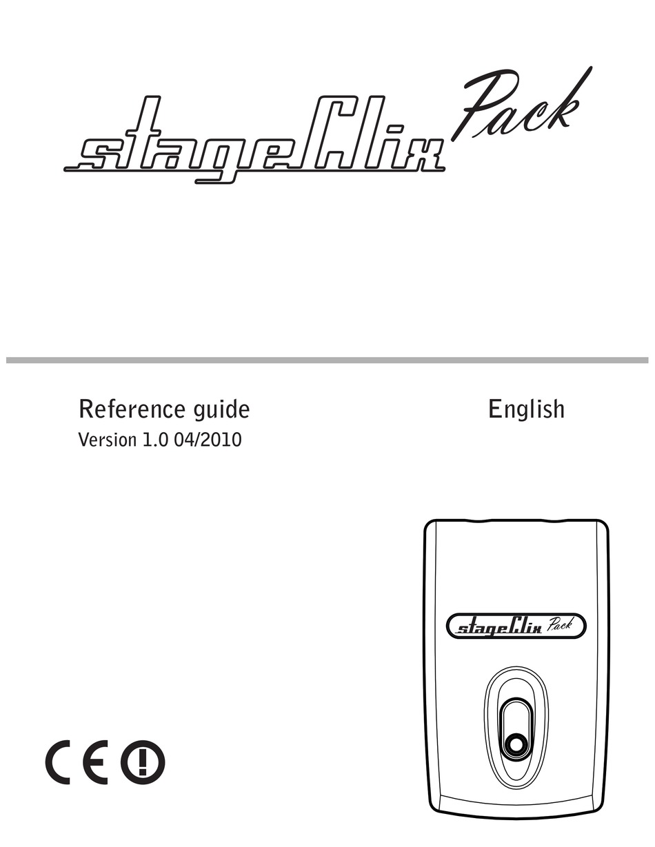 STAGECLIX PACK TRANSMITTER REFERENCE MANUAL Pdf Download ManualsLib