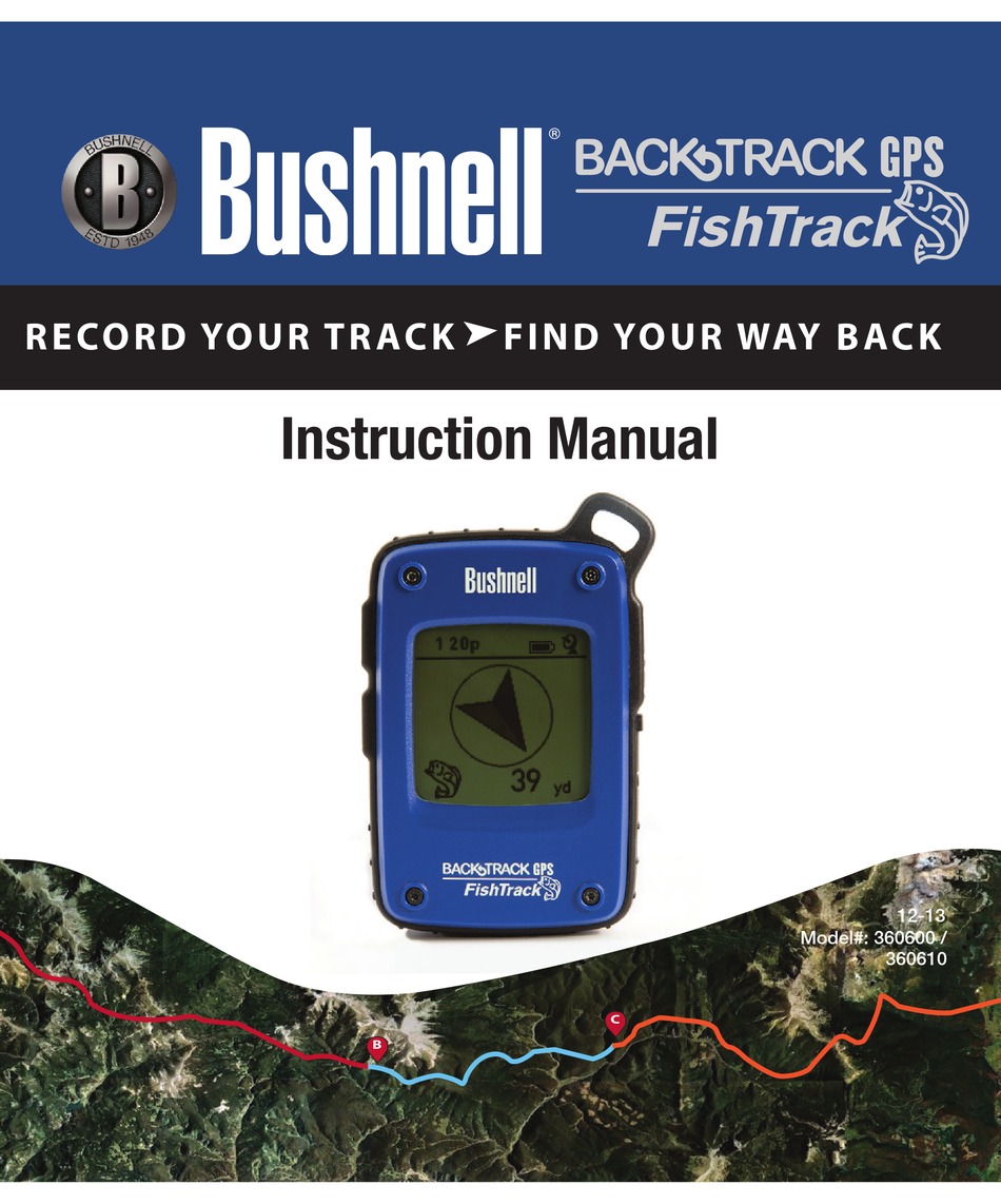 BUSHNELL BACKTRACK FISHTRACK INSTRUCTION MANUAL Pdf Download ManualsLib