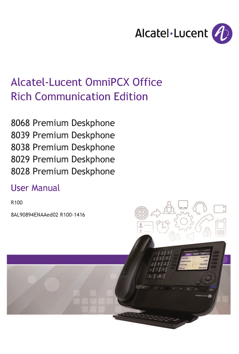 ALCATEL-LUCENT 8068 USER MANUAL Pdf Download | ManualsLib