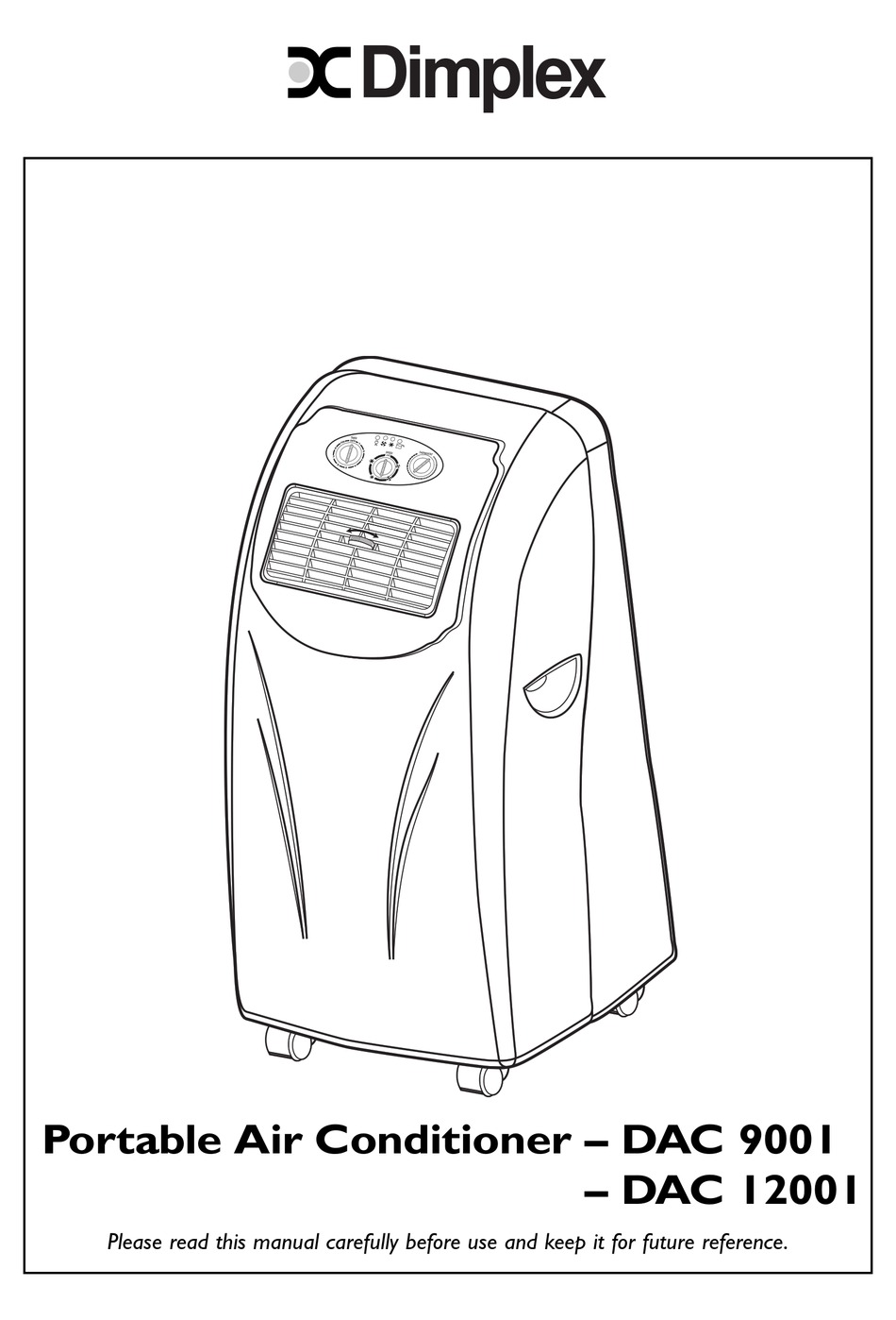 Cleaning Housing/Filter; Maintenance - Dimplex DAC 9001 Instruction Manual  [Page 12] | ManualsLib