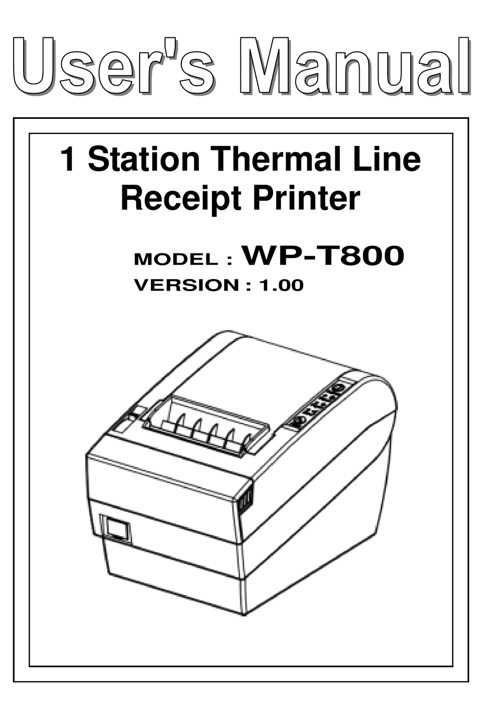 Advanpos Wp T800 User Manual Pdf Download Manualslib
