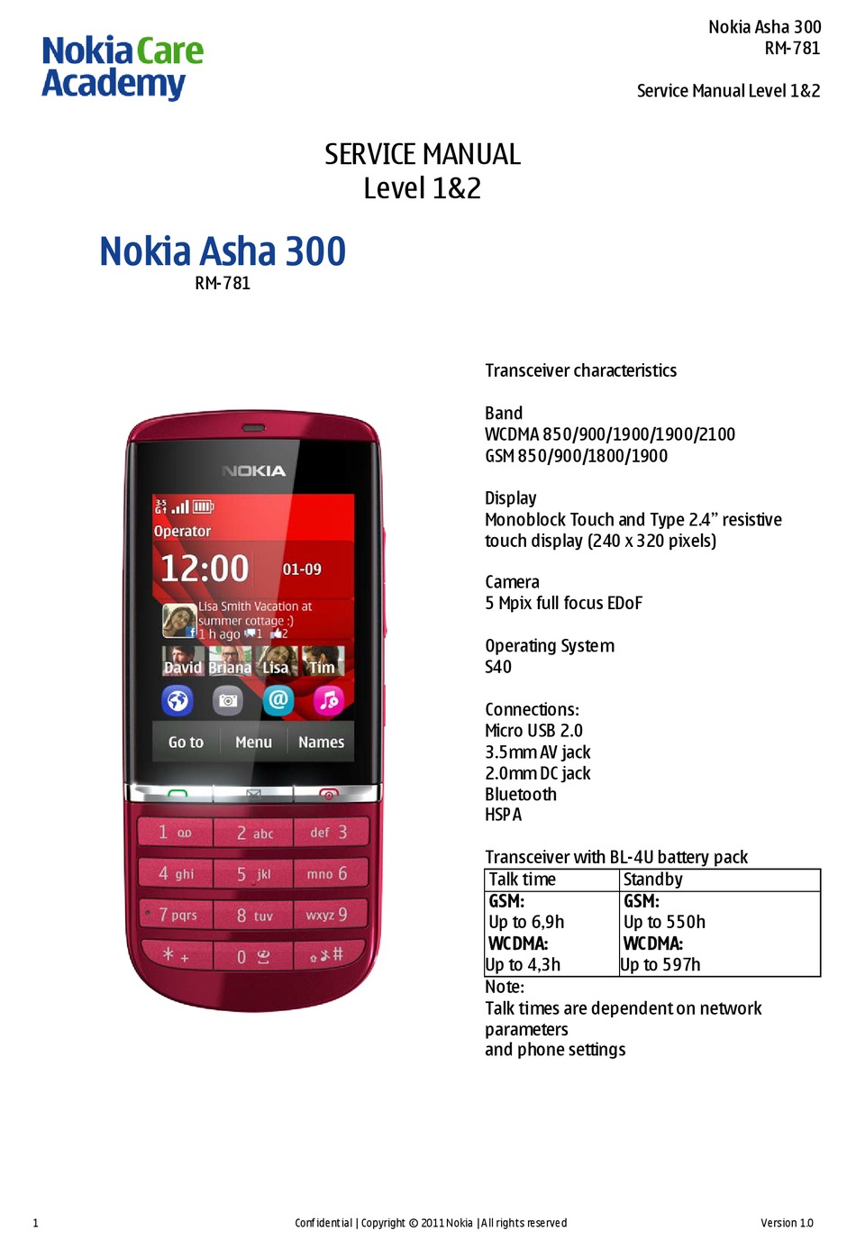 Nokia Asha 300 Service Manual Pdf Download Manualslib