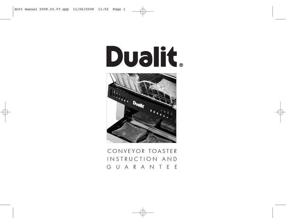 DUALIT DCTT 1 INSTRUCTIONS AND GUARANTEE Pdf Download ManualsLib