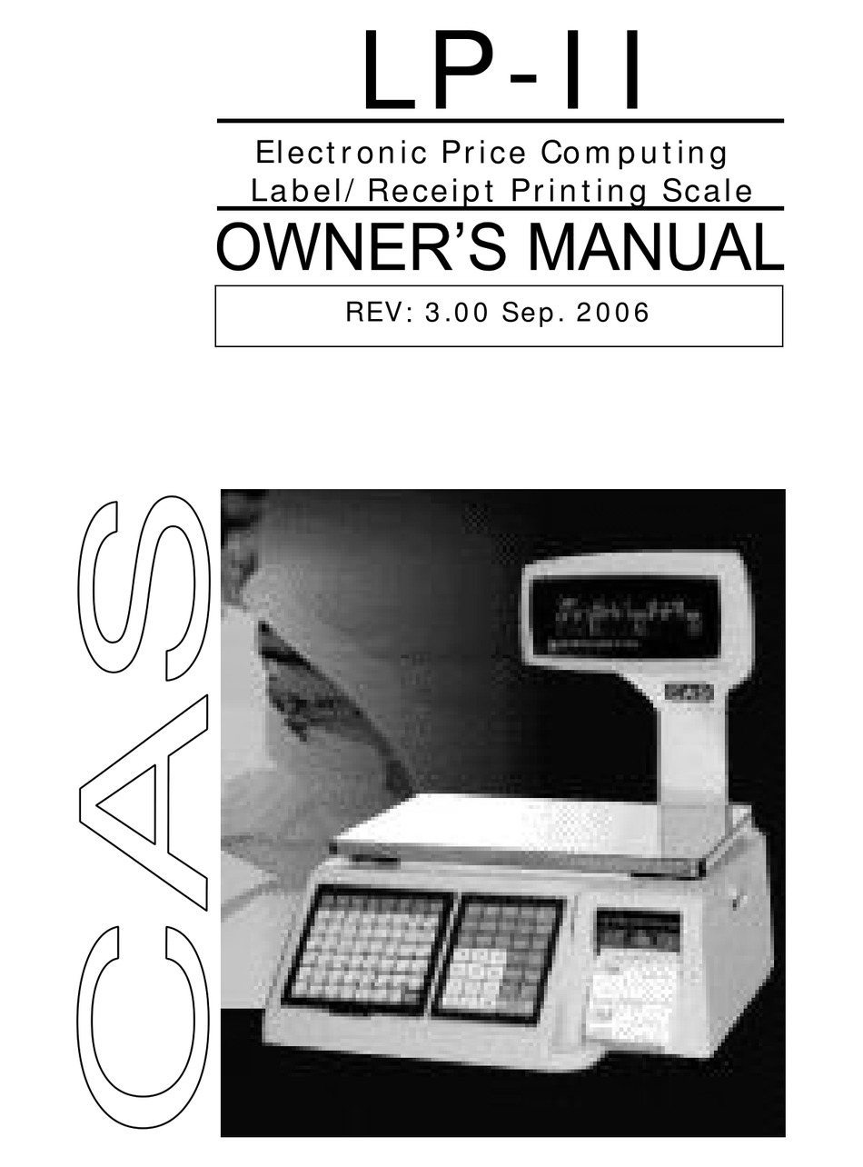 Cas Lp Ii Owner S Manual Pdf Download Manualslib