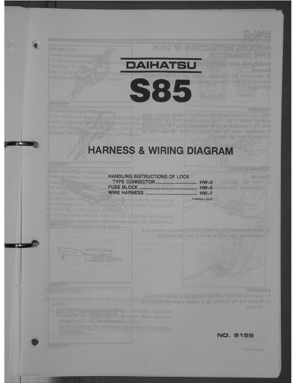 Daihatsu S85 Wiring Diagrams Pdf