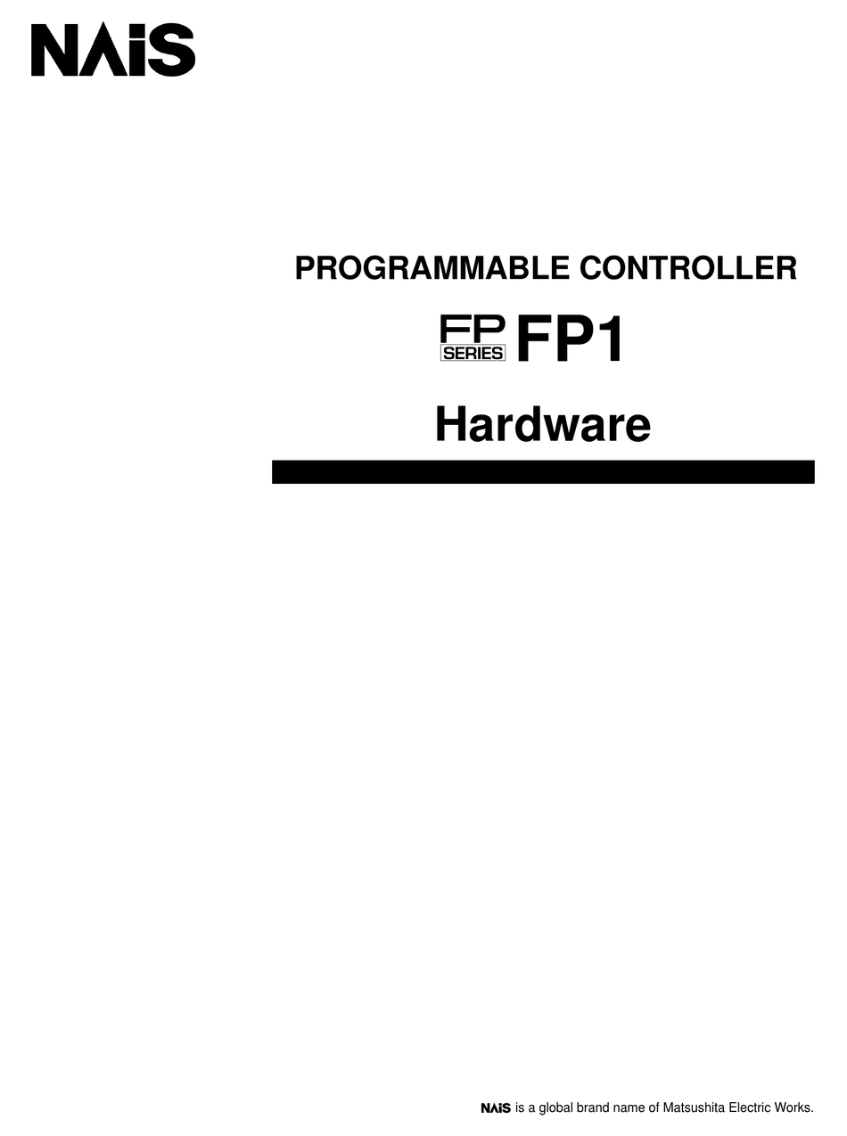 NAIS FP1 HARDWARE MANUAL Pdf Download | ManualsLib