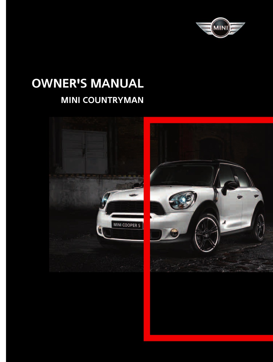 MINI COUNTRYMAN OWNER