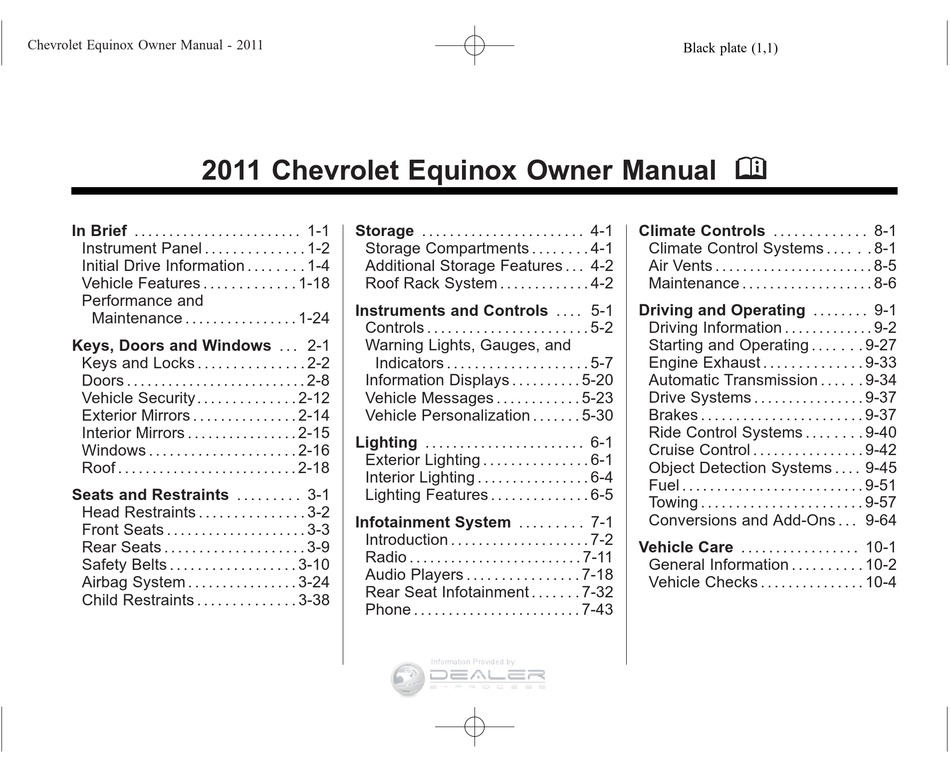 2005 chevy equinox repair manual