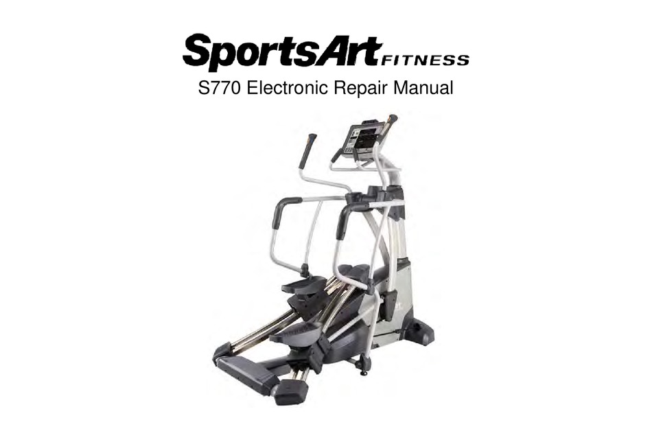 SPORTSART FITNESS S770 REPAIR MANUAL Pdf Download ManualsLib
