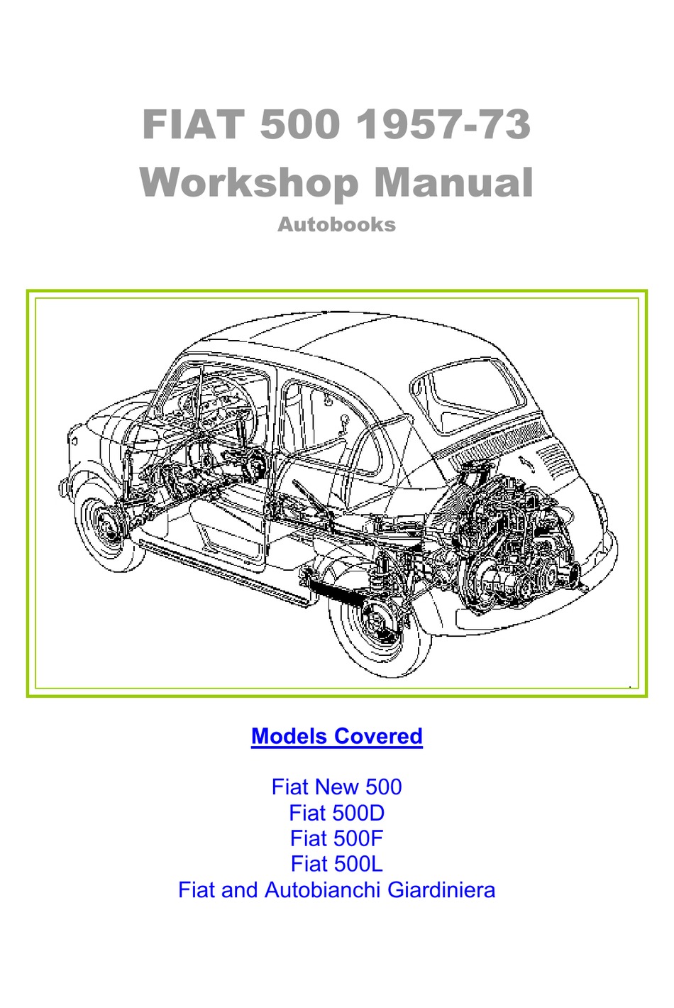 Fiat 500l Workshop Manual Pdf Download Manualslib